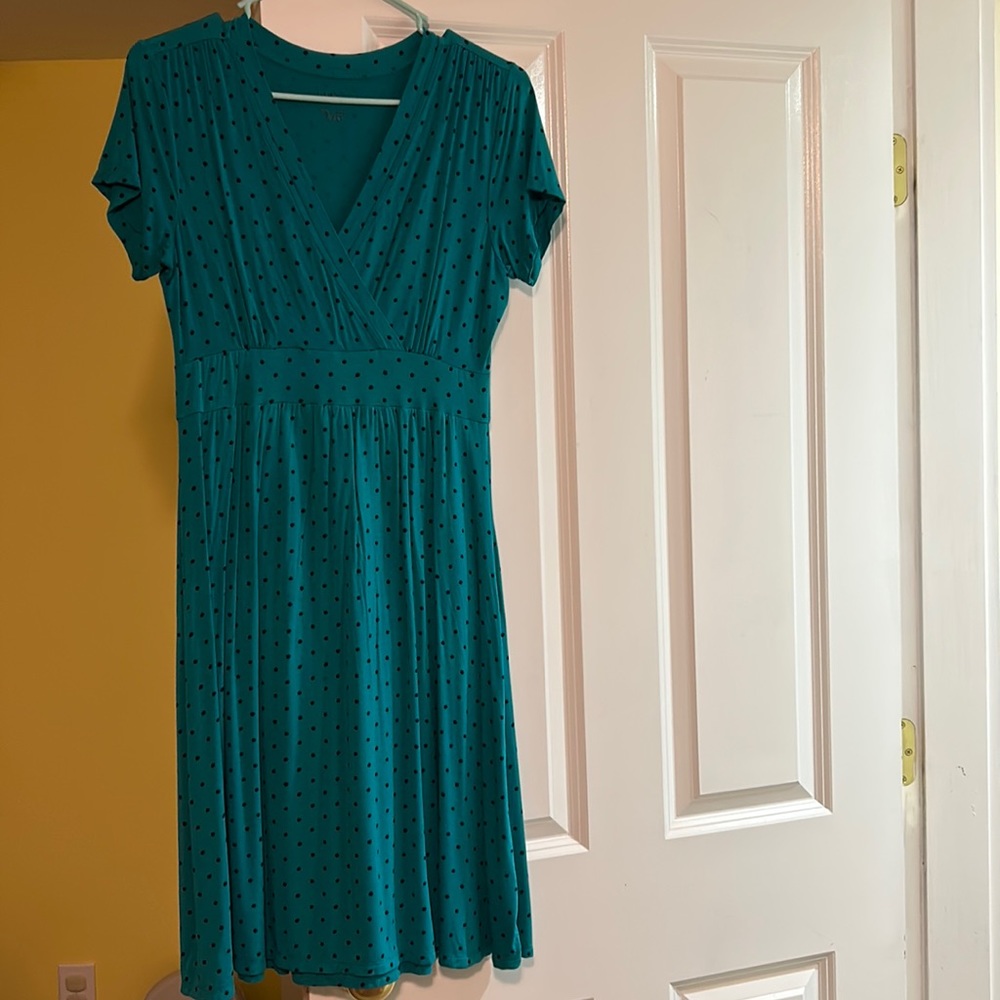 LLBean Women’s Summer Knit Dress. Size small Petite.